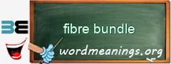 WordMeaning blackboard for fibre bundle